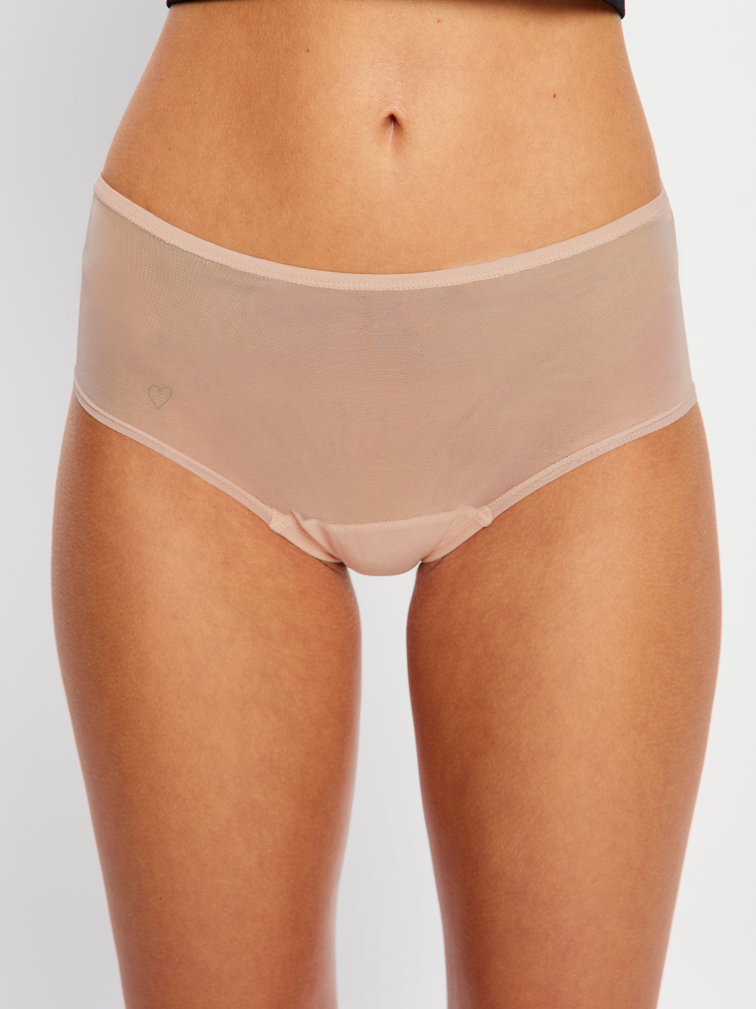 Barely There Hi Waist Brief Moisture Wicking Porcelean - Image 3