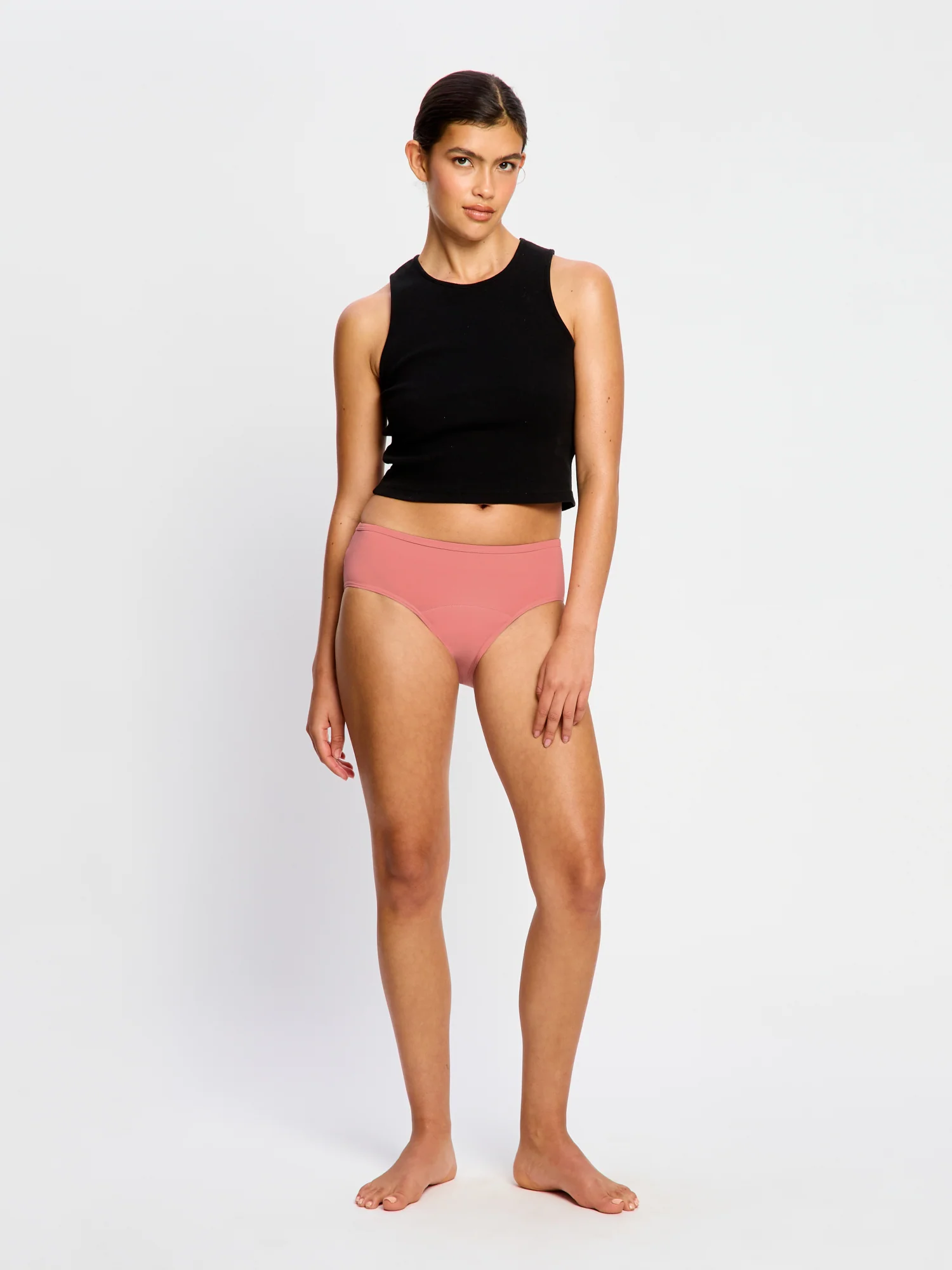 Basic Mid-Rise Brief 3 Pack Moderate Bedrose Pink/Teal Green/Purple Tonic - Image 2