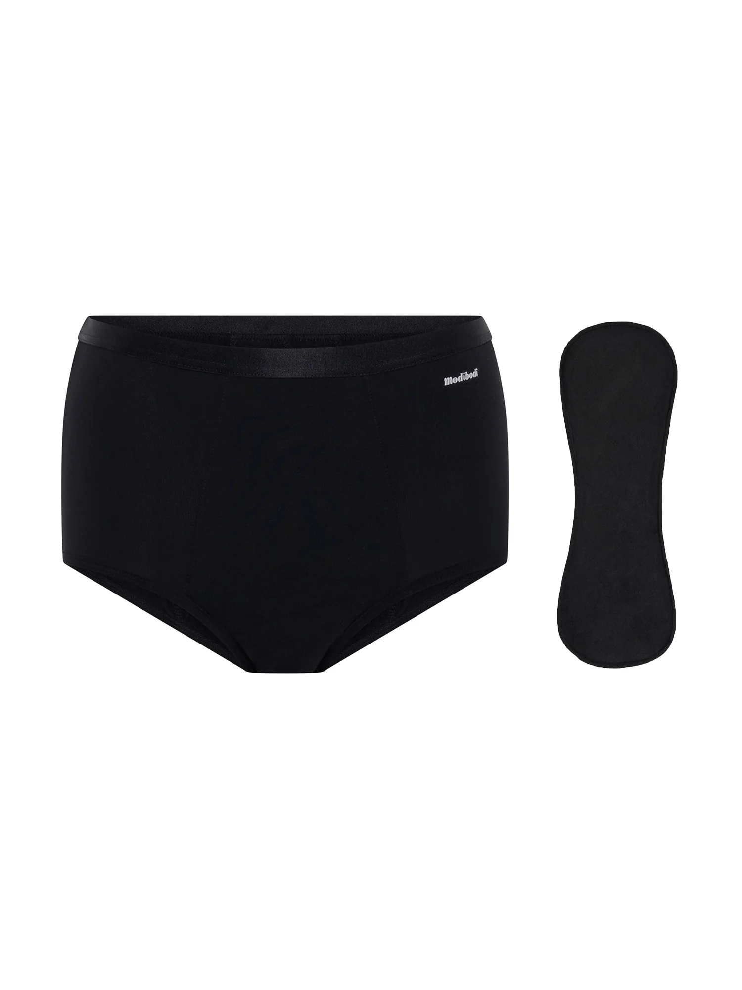 Basic Women's Ultra Leak-Proof Brief Black - Image 6