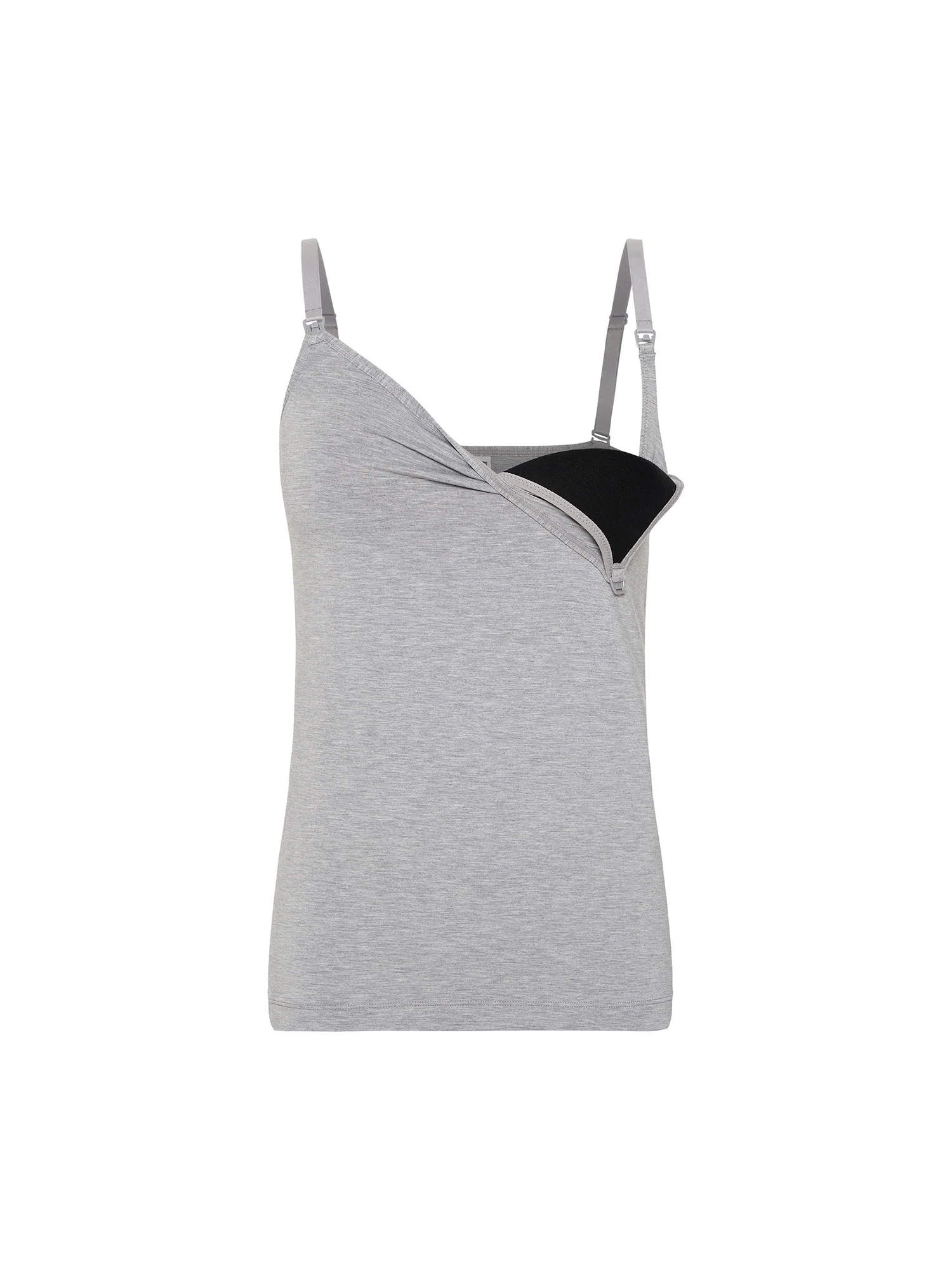 Breastfeeding Cami Leak-Proof Grey Marle - Image 4