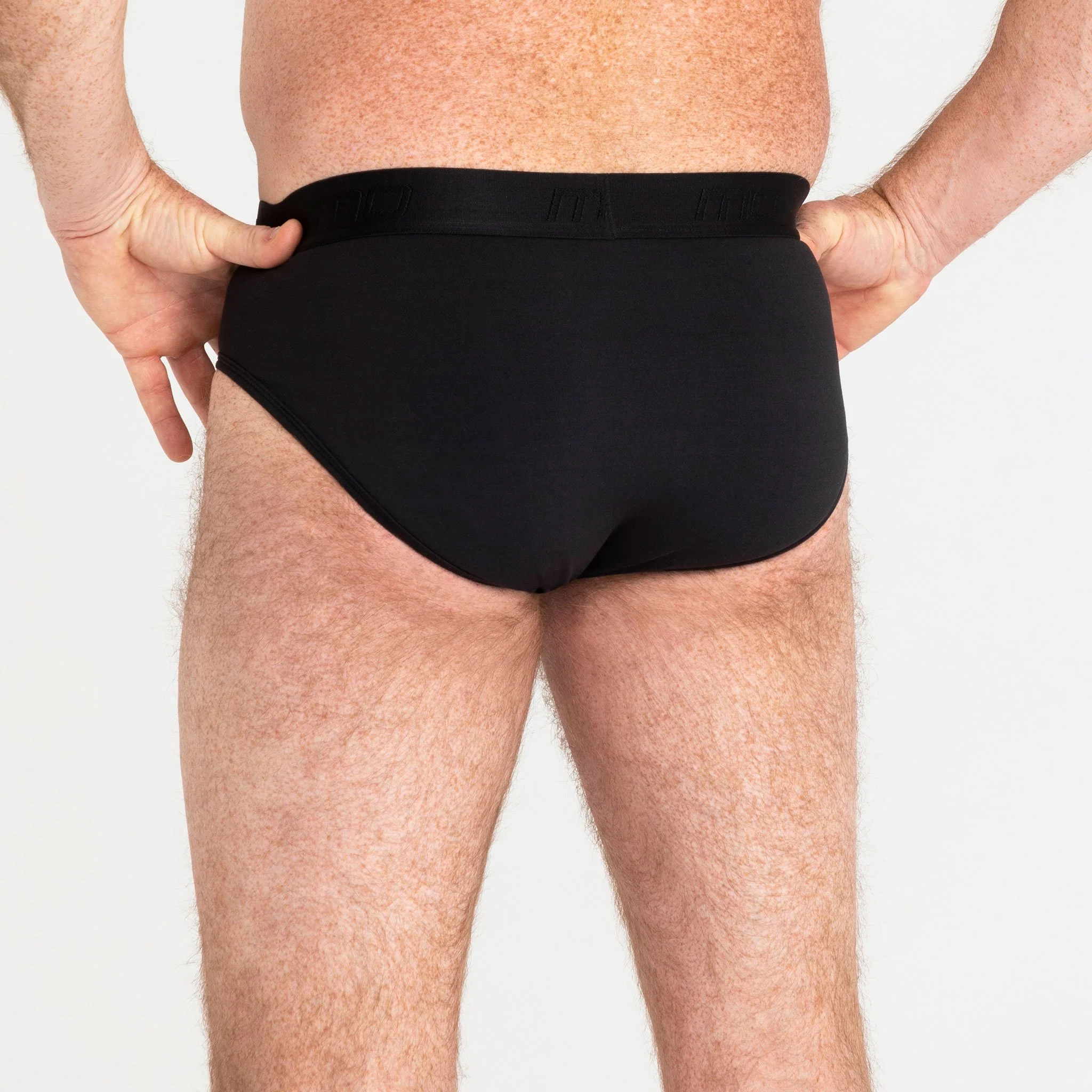 Mens Brief Moderate Black - Image 2