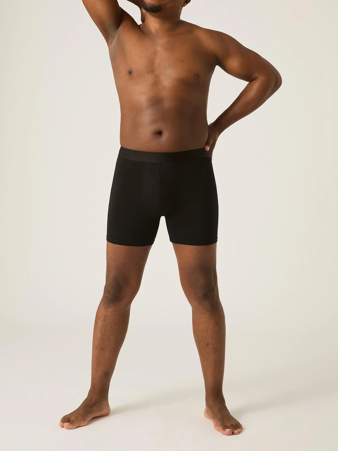 Mens Leak-Proof Trunk Light Black