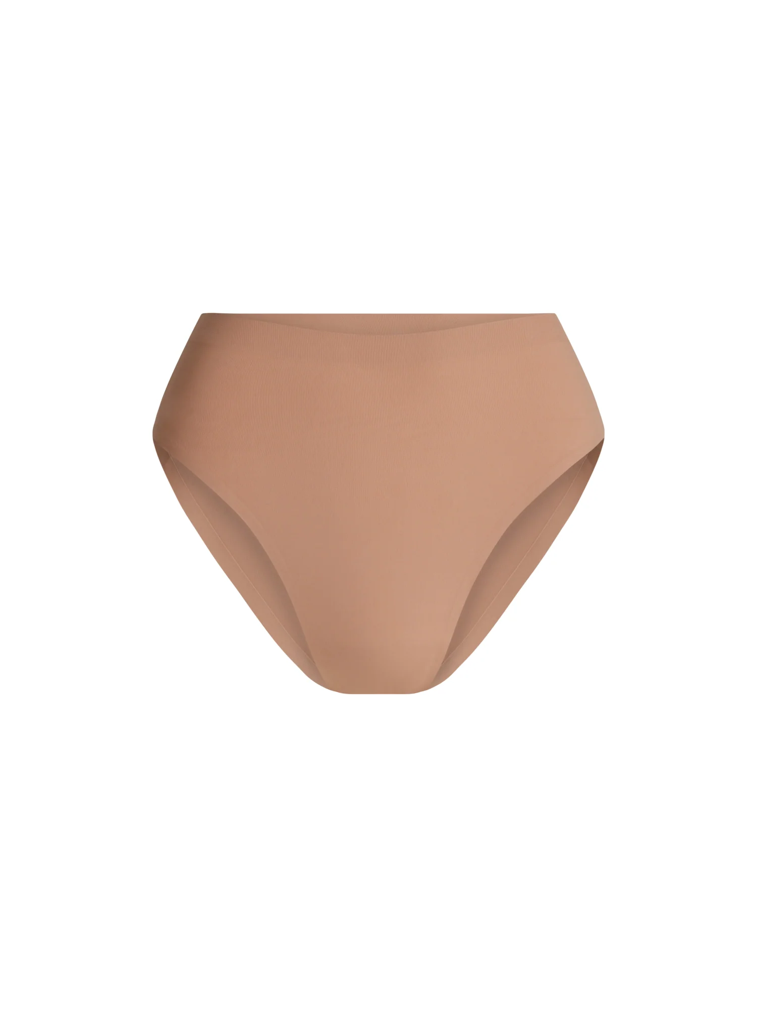 Seamfree Hi Waist Cheeky Moisture Wicking Tawny Brown - Image 7