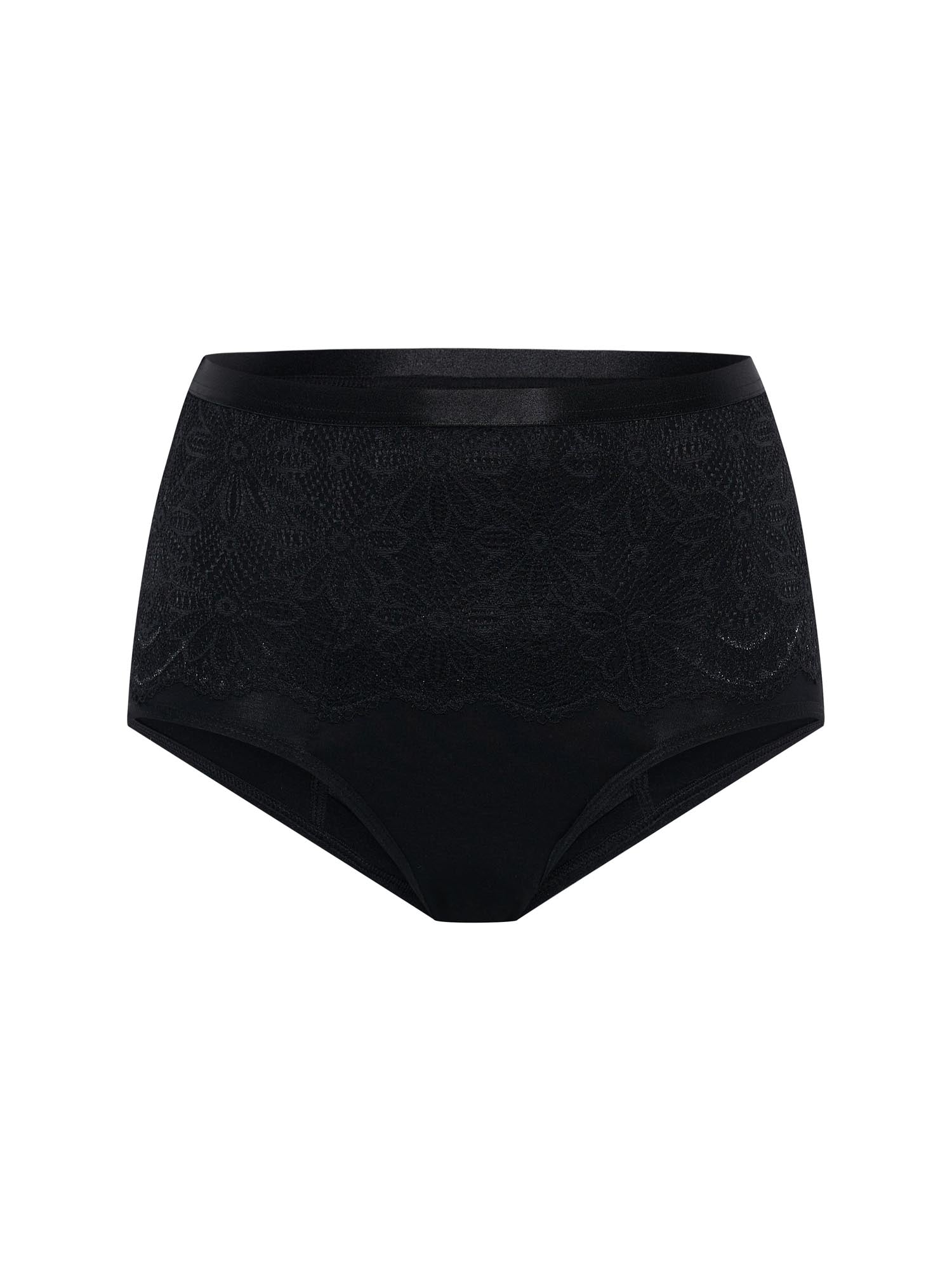 Sensual Hi Waist Brief Ultra Leak-Proof Black - Image 5
