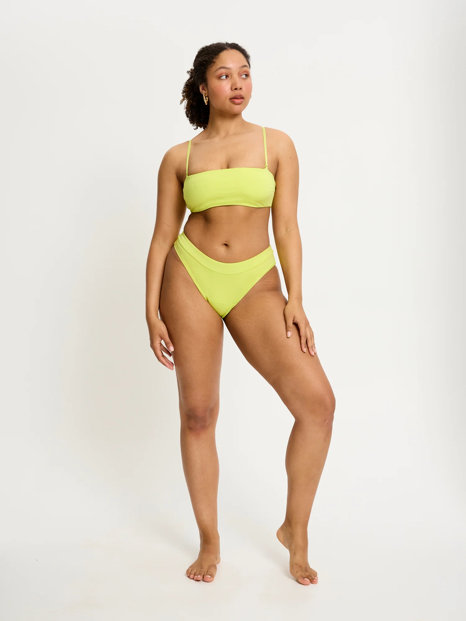 SmileyWorld® | Modibodi Cheeky Brief Moderate Acid Yellow