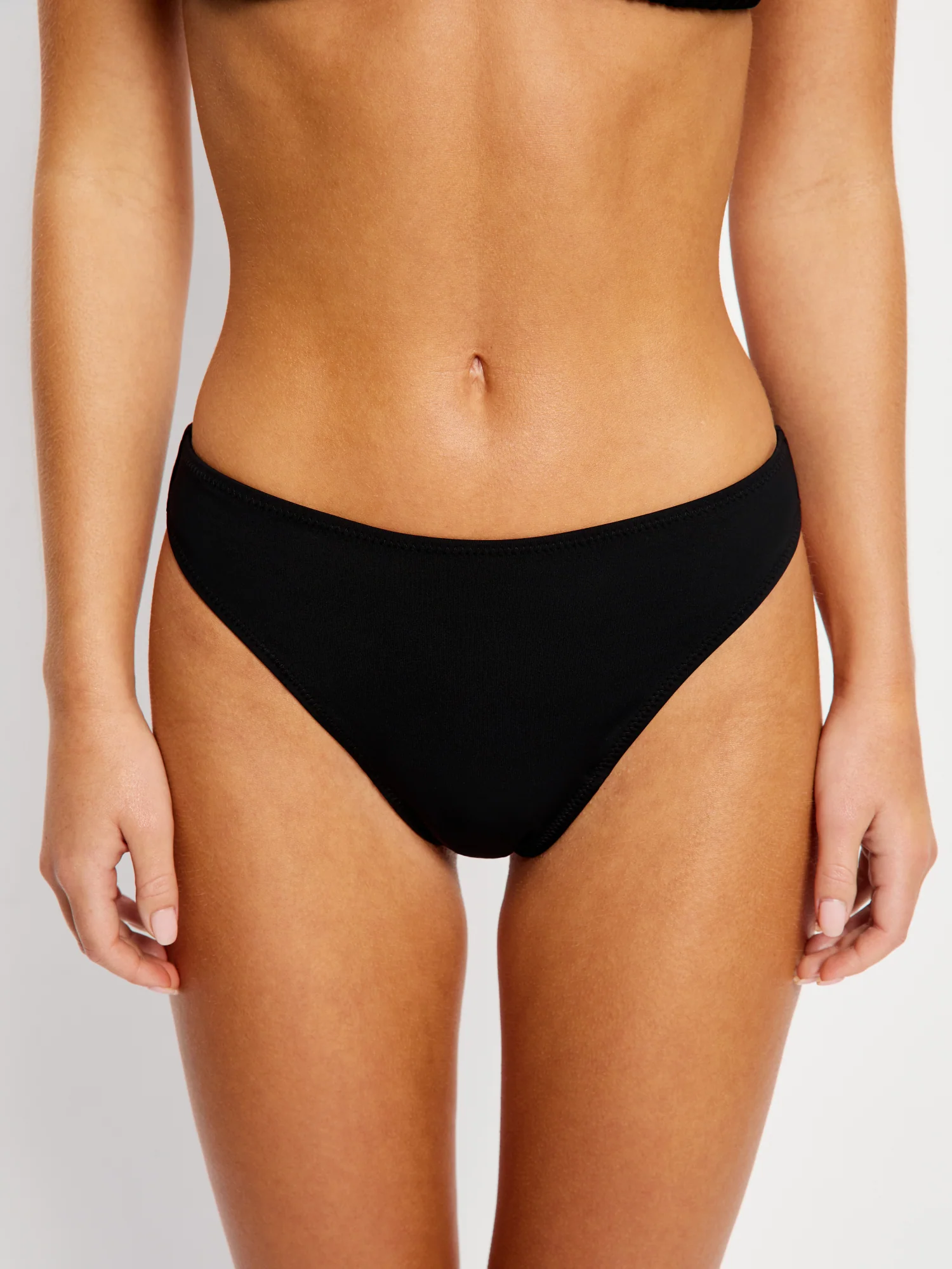 Swimwear Triangle Bikini Top Black - Image 8