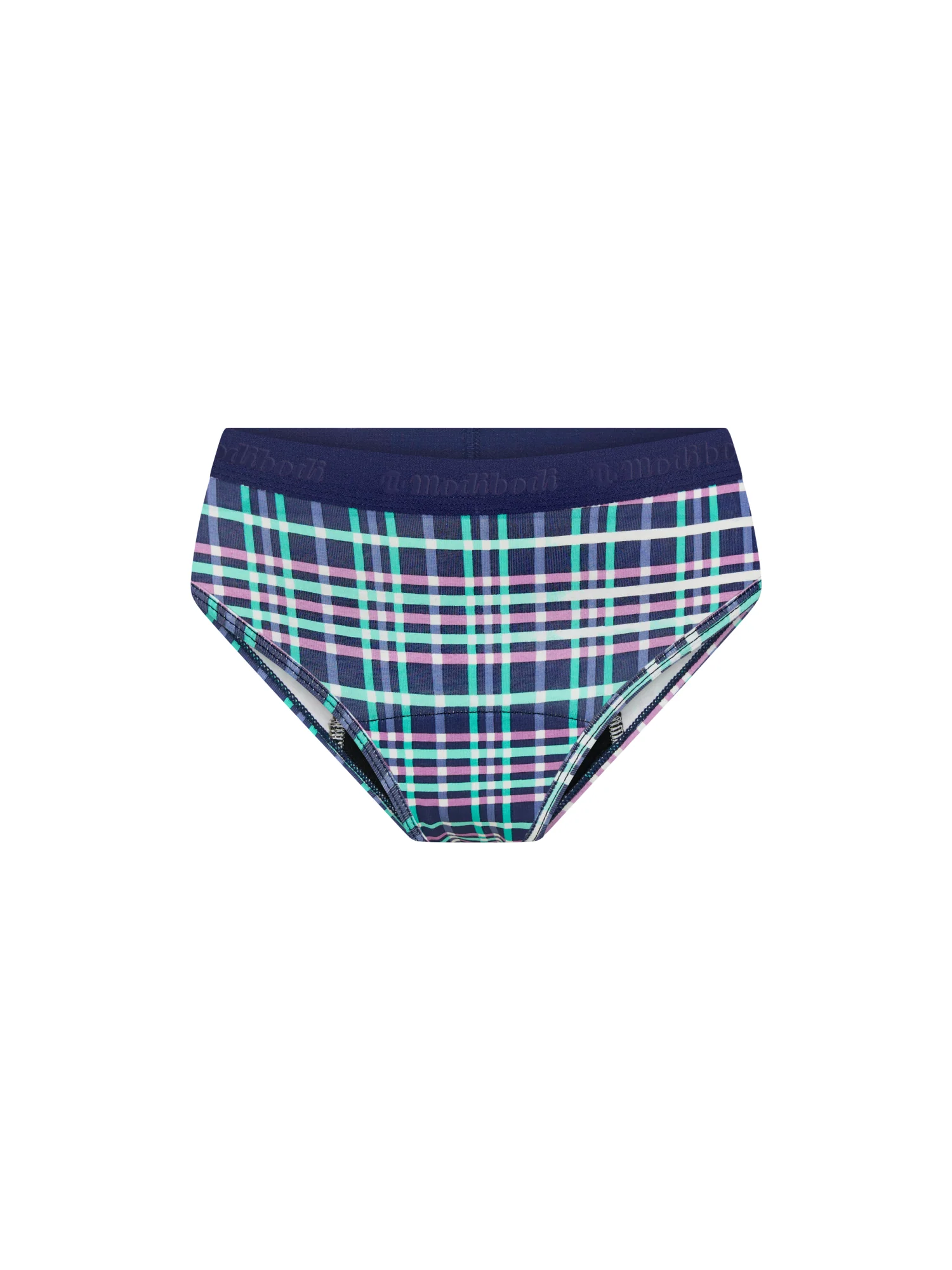 Teen Hipster Boyleg & Bikini Midnight Purple Check 2 Pack - Image 15
