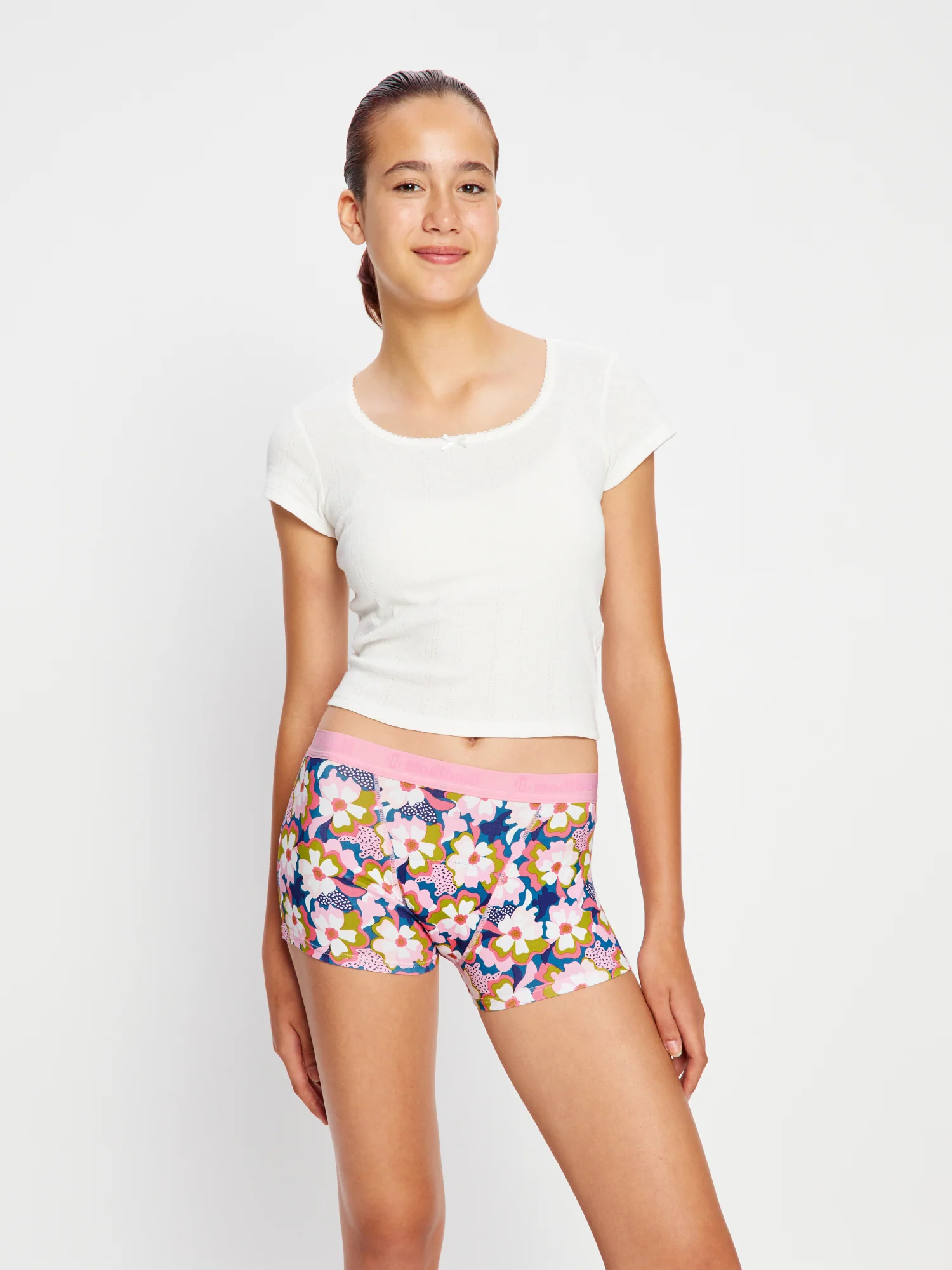 Teen Hipster Boyleg & Boyshort Twilight Jungle Pink 2 Pack - Image 11