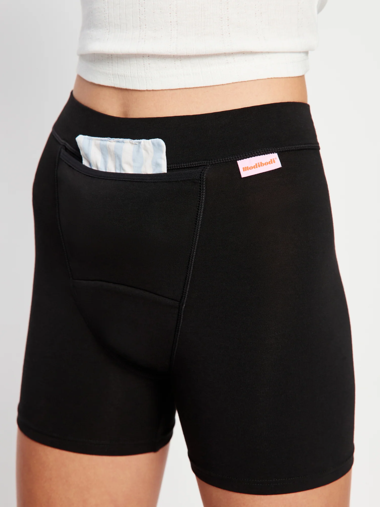 Teen Sleep Short with Pouch Super Black - Image 6