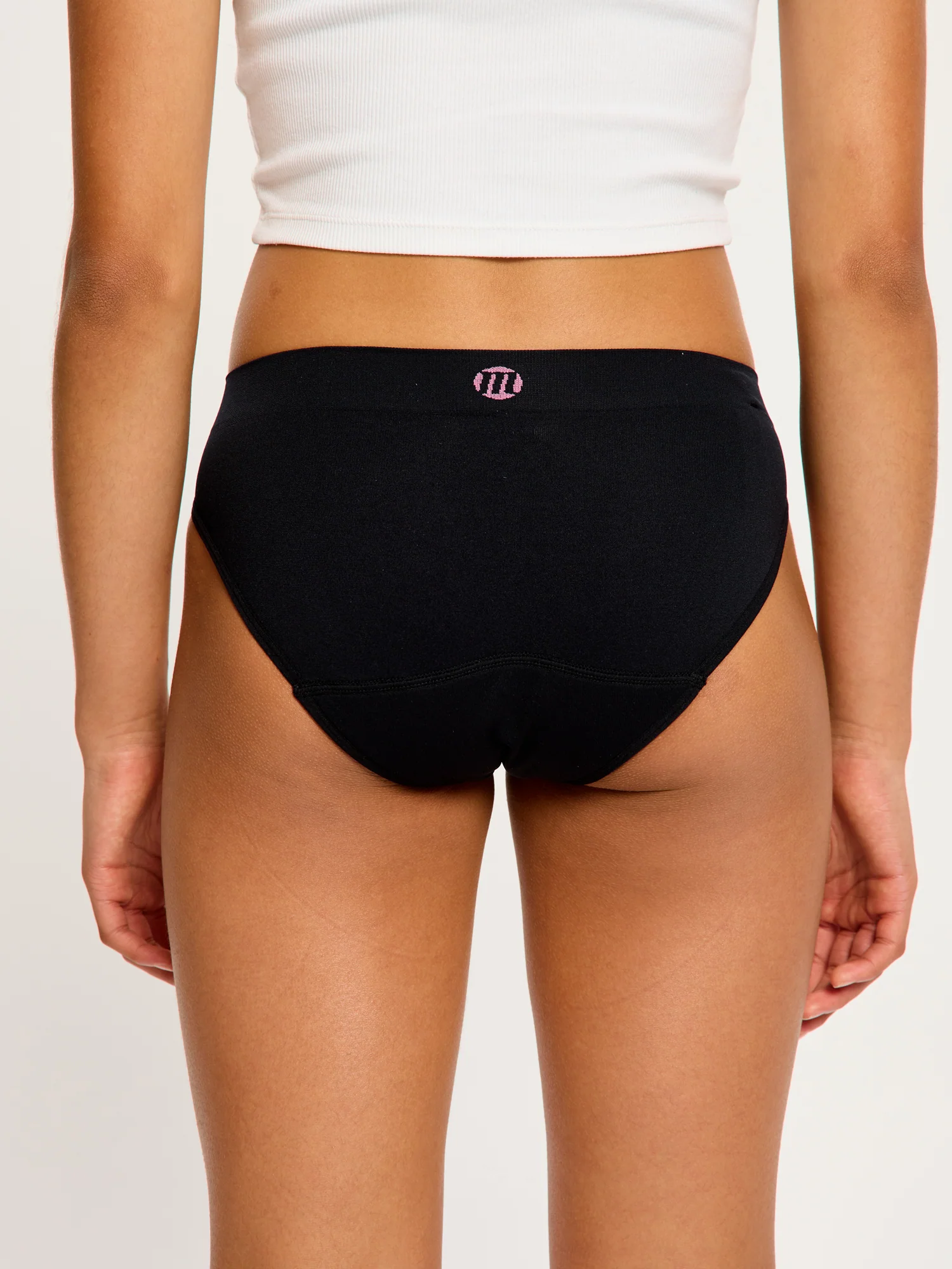 Teen Soft Stretch Seamless Hipster Bikini 2 Pack Moderate Black - Image 25