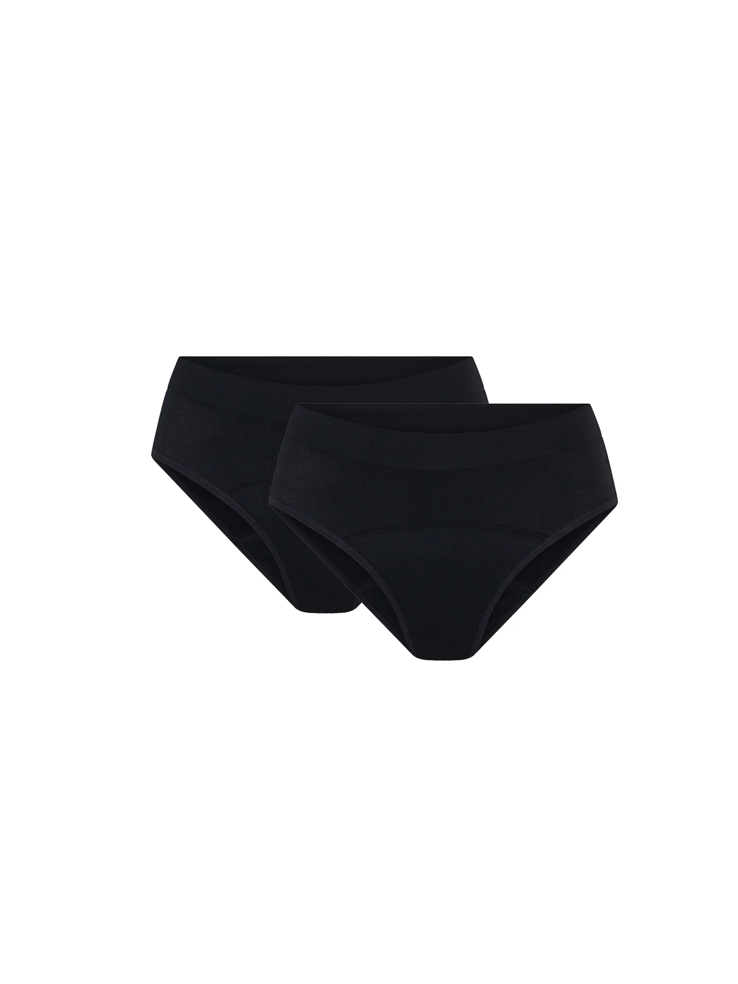 Teen Soft Stretch Seamless Hipster Bikini 2 Pack Moderate Black - Image 31