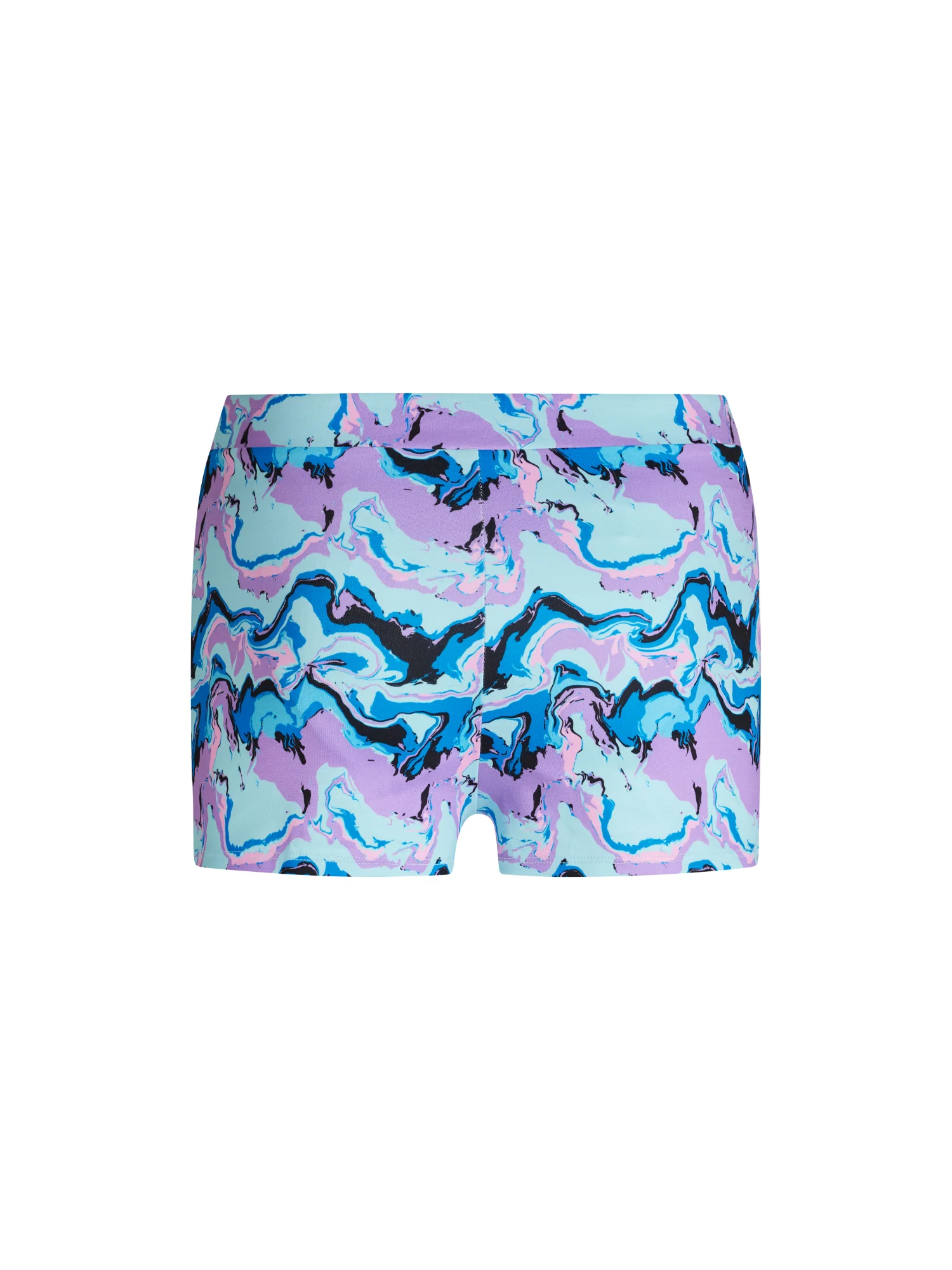 Teen Swimwear Performance Hi Waist Short Super Marble Blue - Image 8